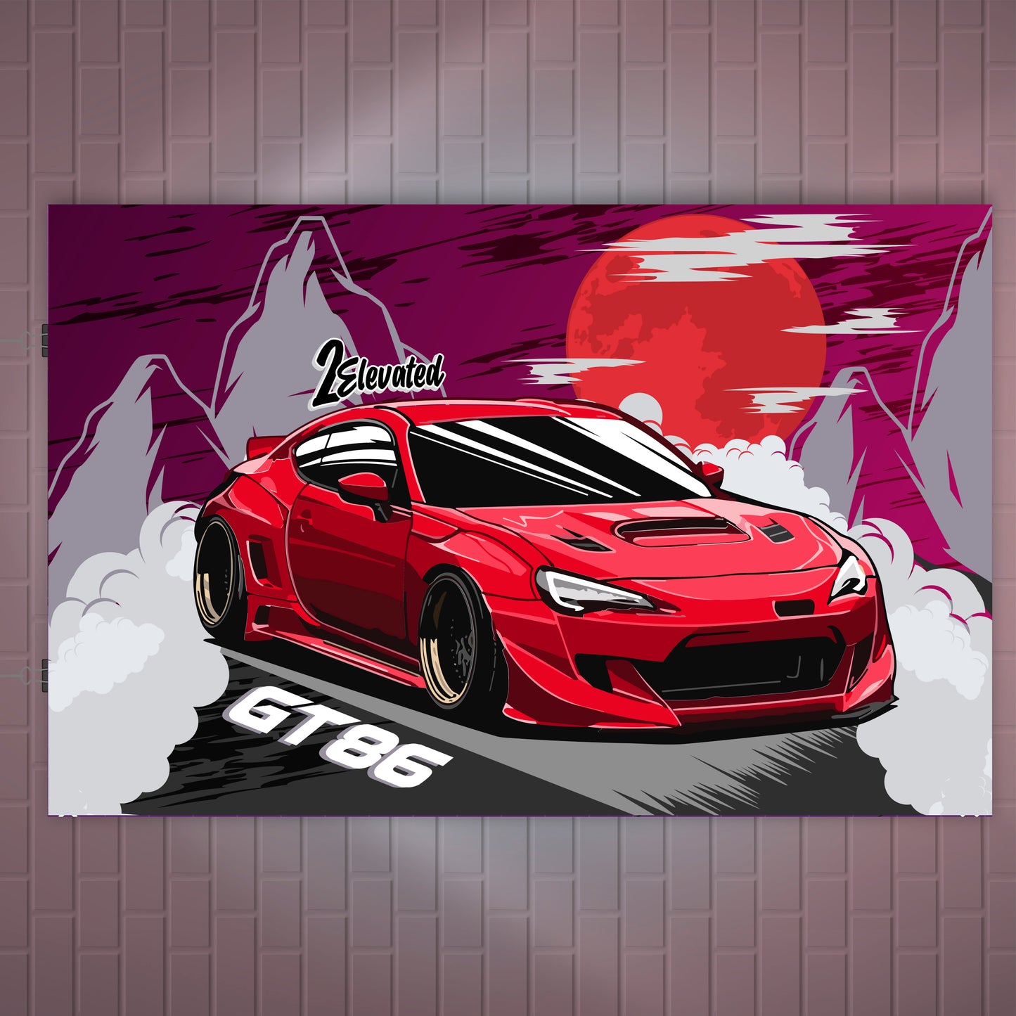 Yoko and GT86 Poster / Wall Banner