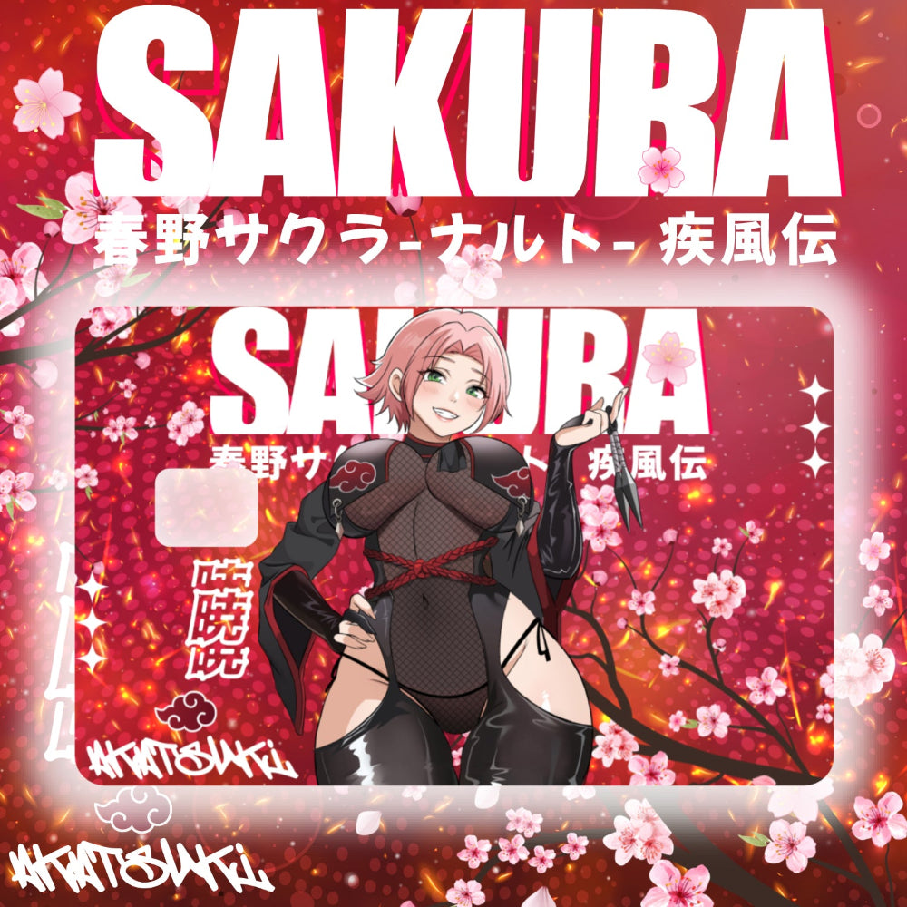 Seductive Sakura Credit Card Skin
