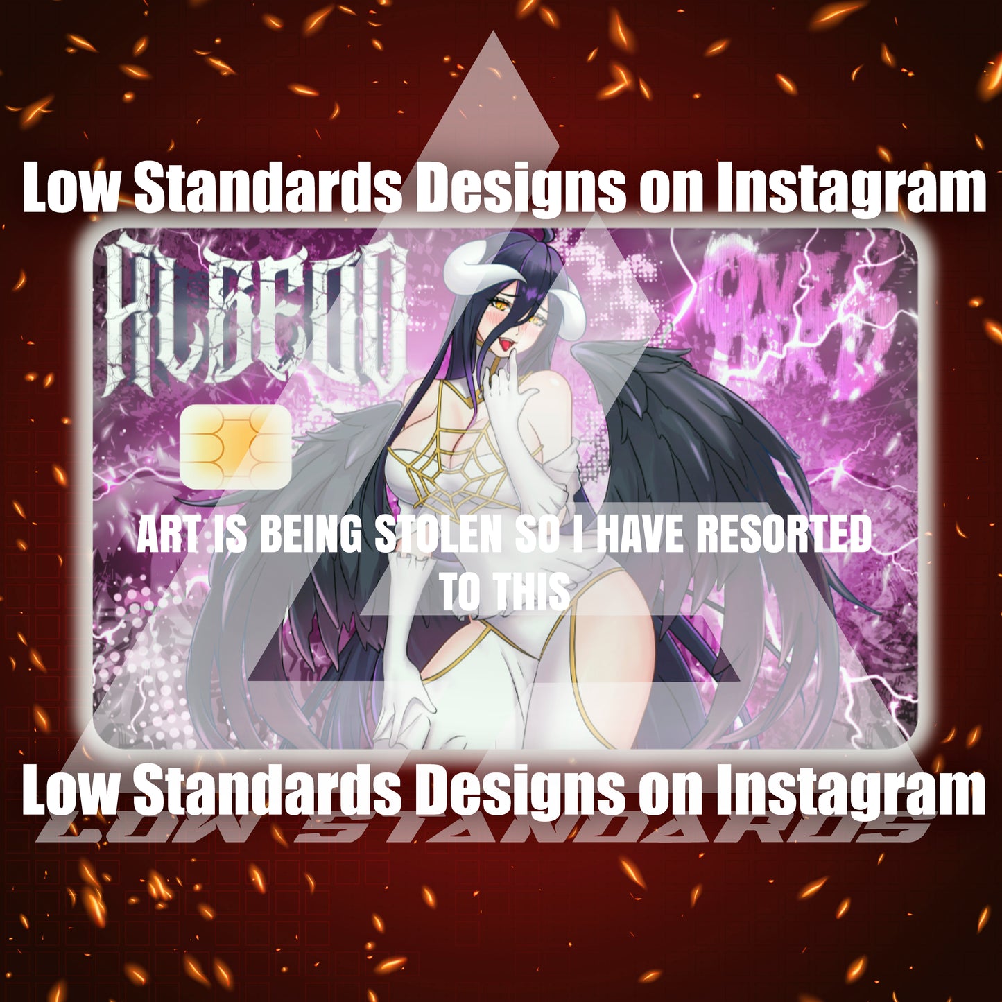 Seductive Albedo Credit Card Skin