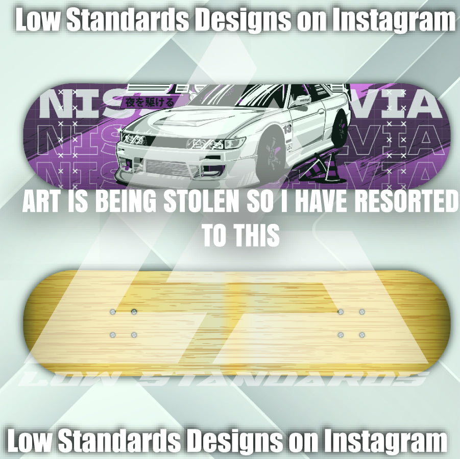 Succubus Nico Robin / Nissan Silvia Skate Deck