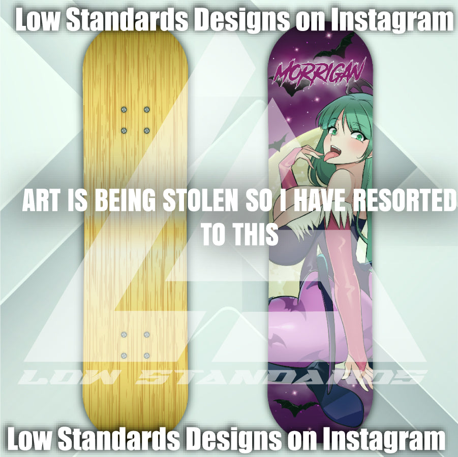 Morrigan Aensland Skate Deck