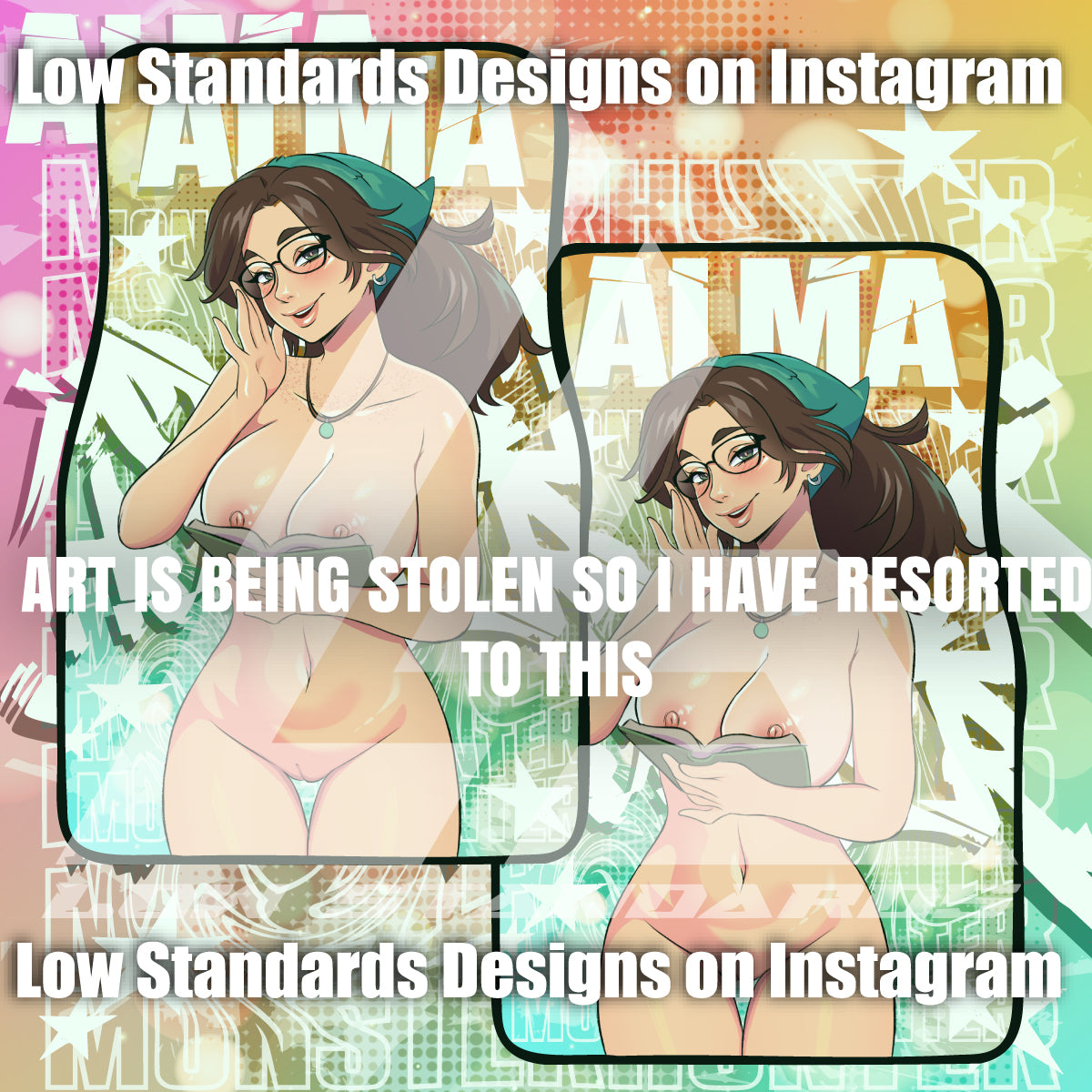 Alma <3 MHW Car Mats