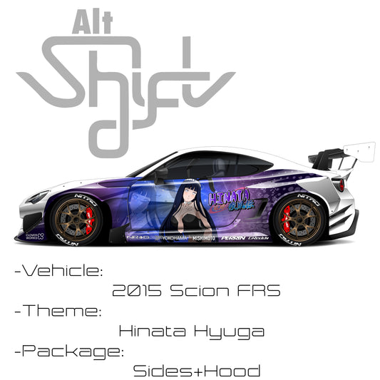 Bunny Girl Hinata Universal Itasha Sides Wrap Design Files