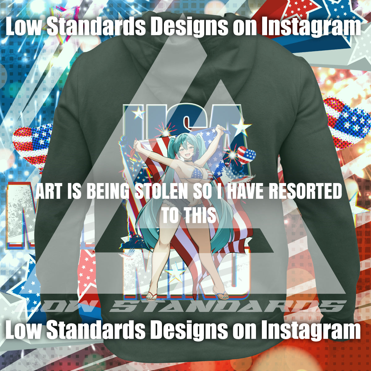 American Miku <3 Shirt & Hoodie