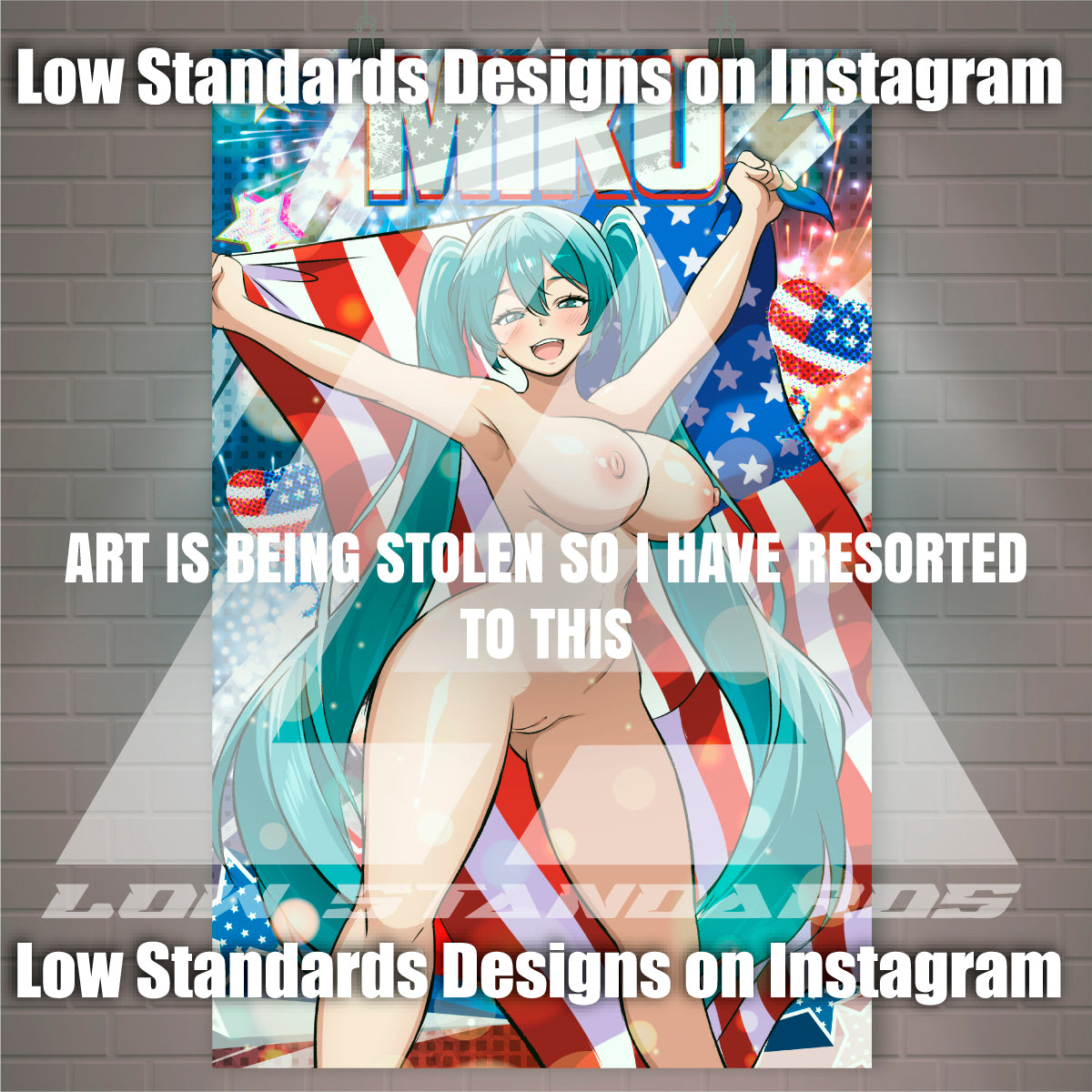 American Miku <3 Poster / Wall Banner