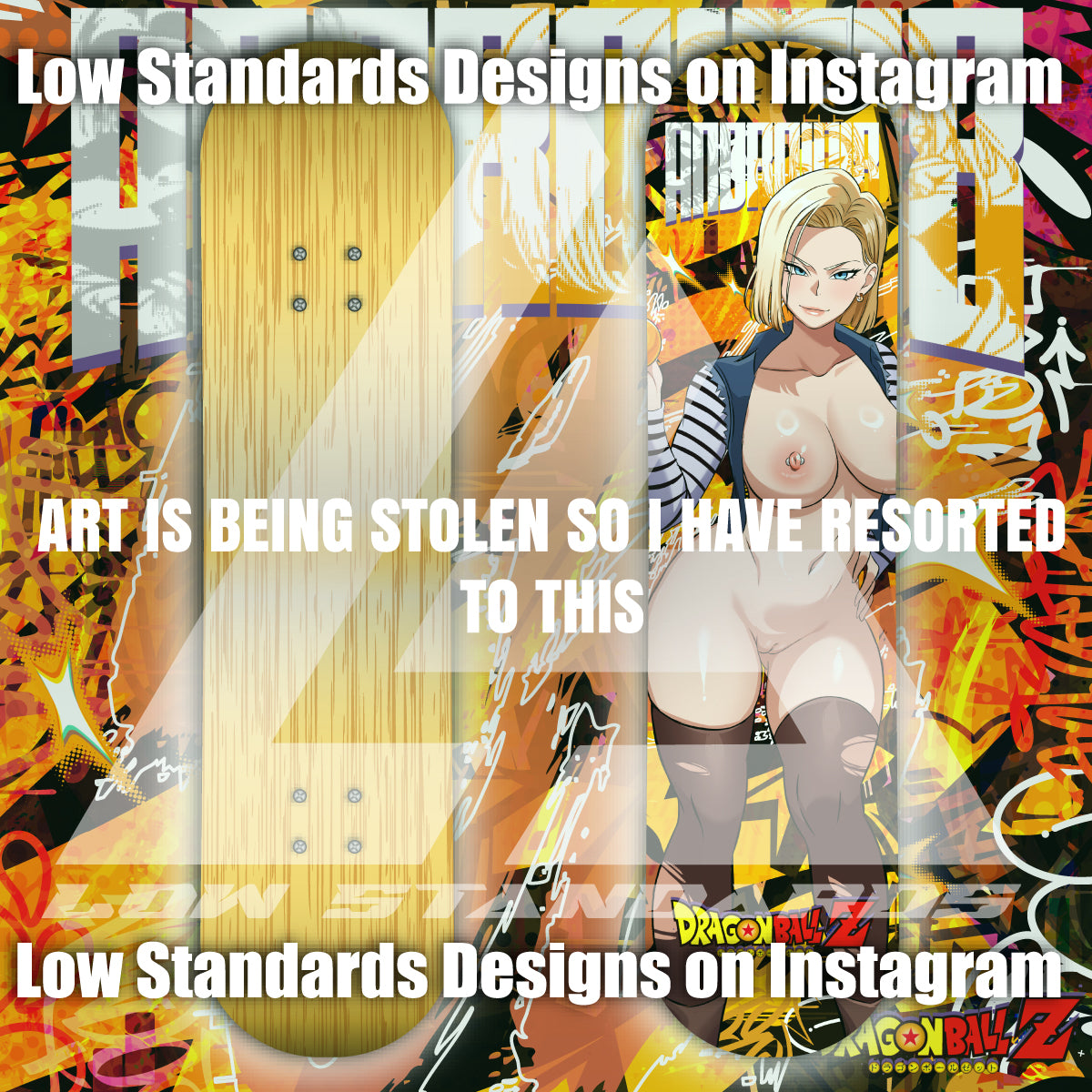 Android 18 Skate Deck