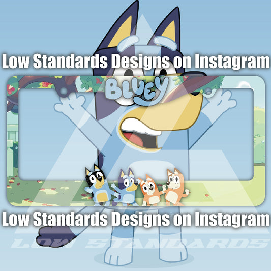 Bluey License Plate Frame