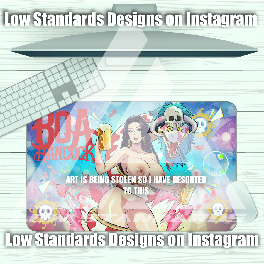 Beach Babe Boa Hancock Mousepad