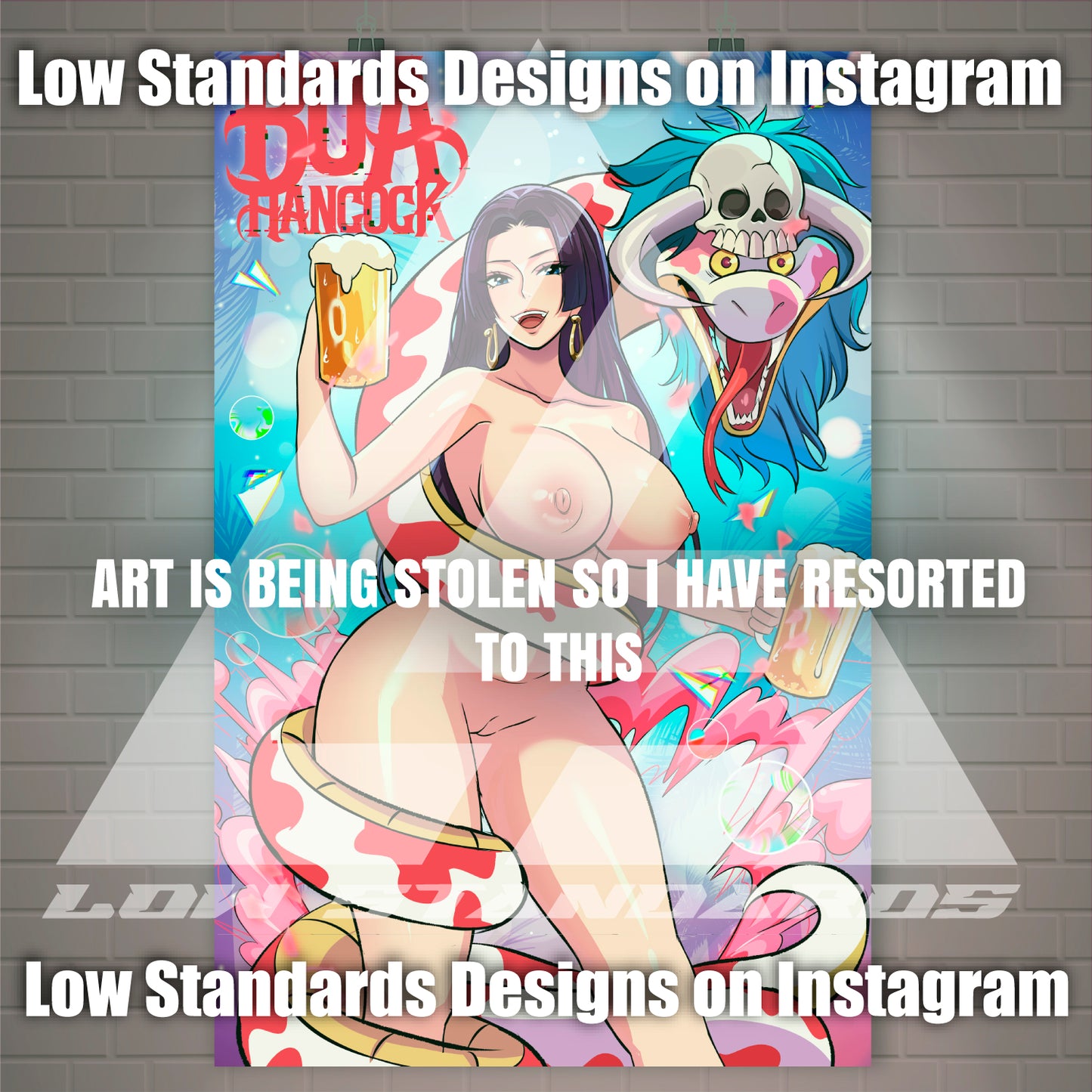 Beach Babe Boa Hancock Poster / Wall Banner