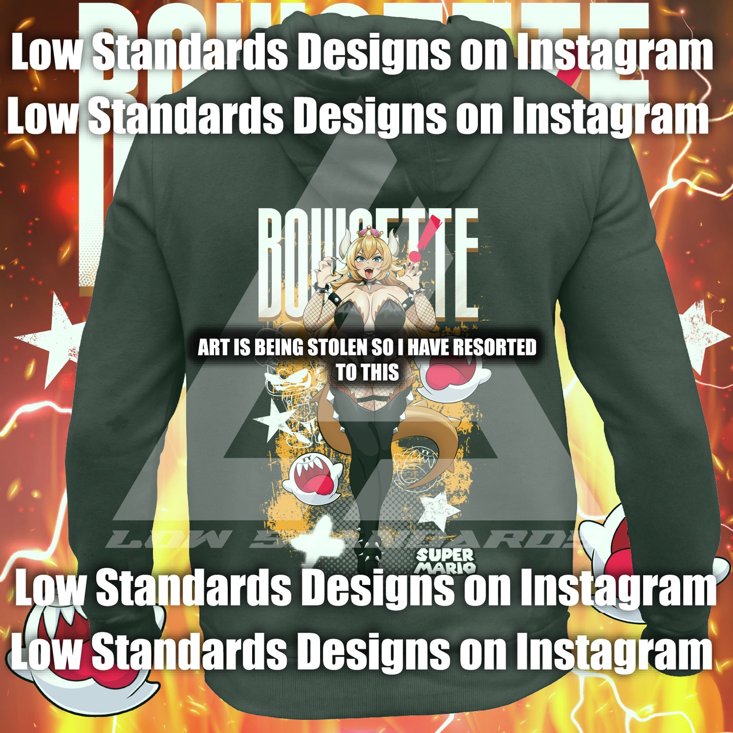 Seductive Bowsette Shirt & Hoodie