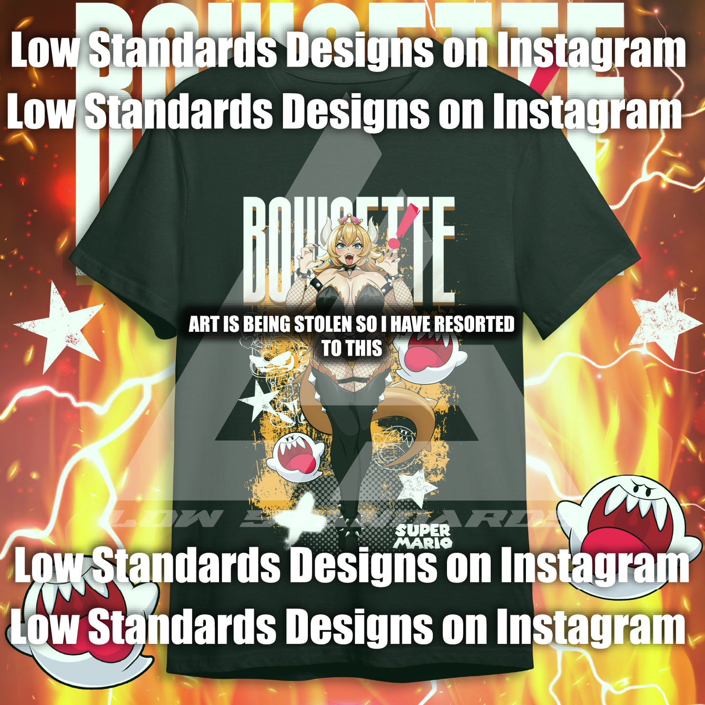 Seductive Bowsette Shirt & Hoodie