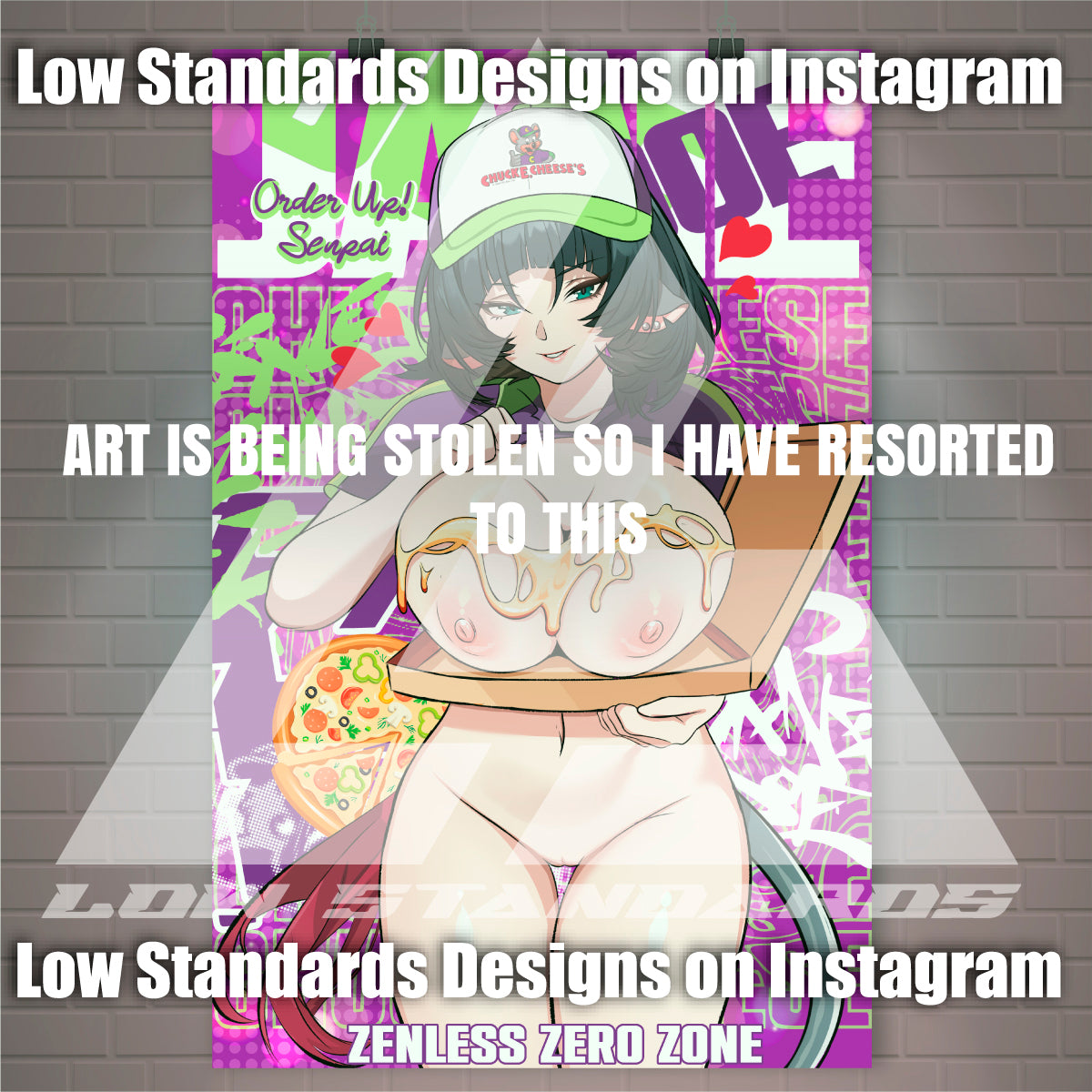 Chuck E Cheese Jane Doe Poster / Wall Banner