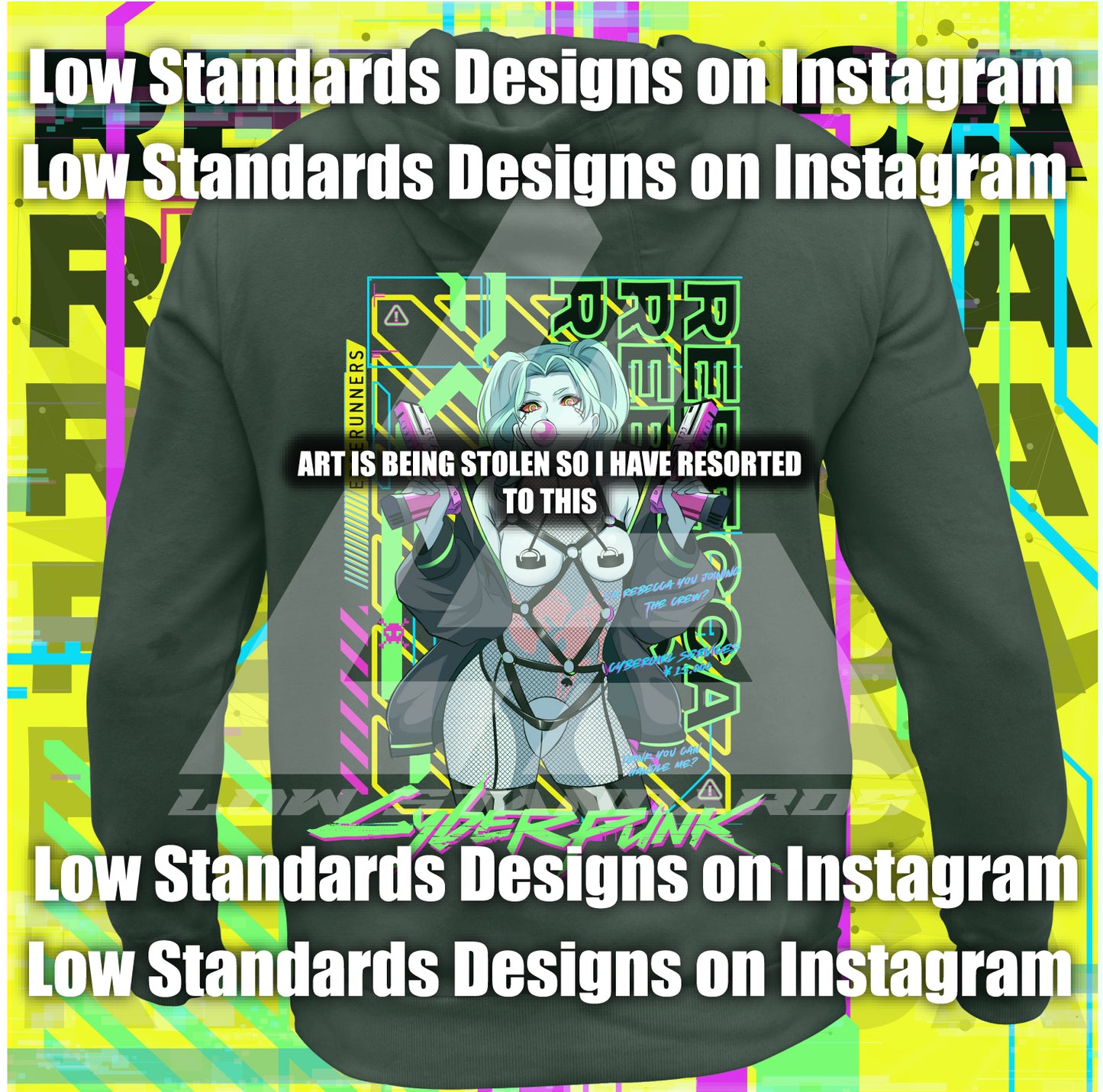 Cyberpunk Rebecca Shirt & Hoodie