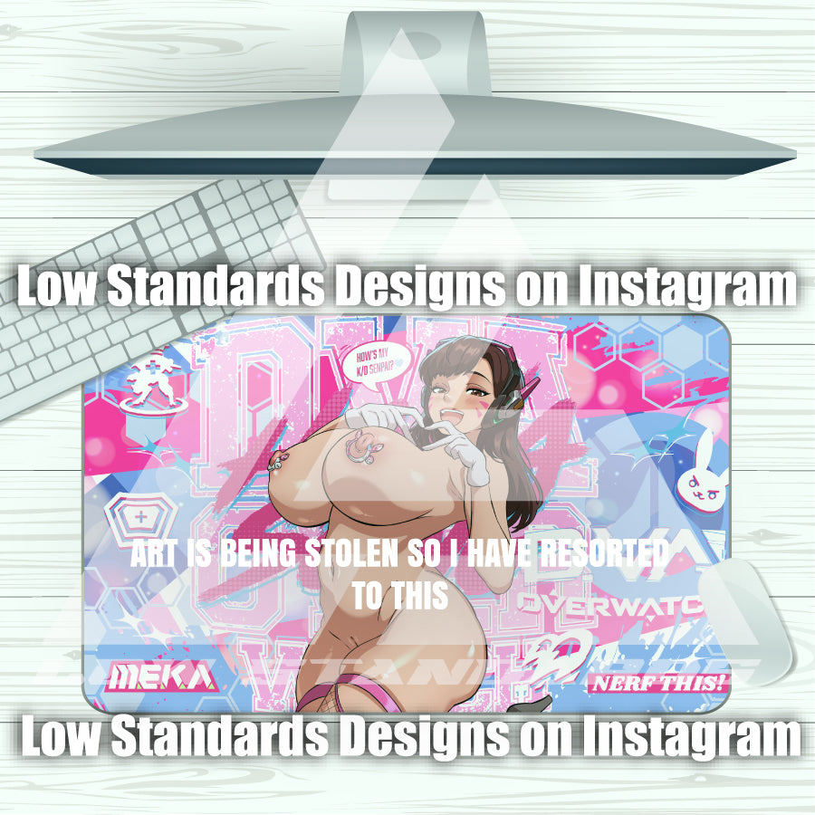 Nerf this! DVA <3 Mousepad