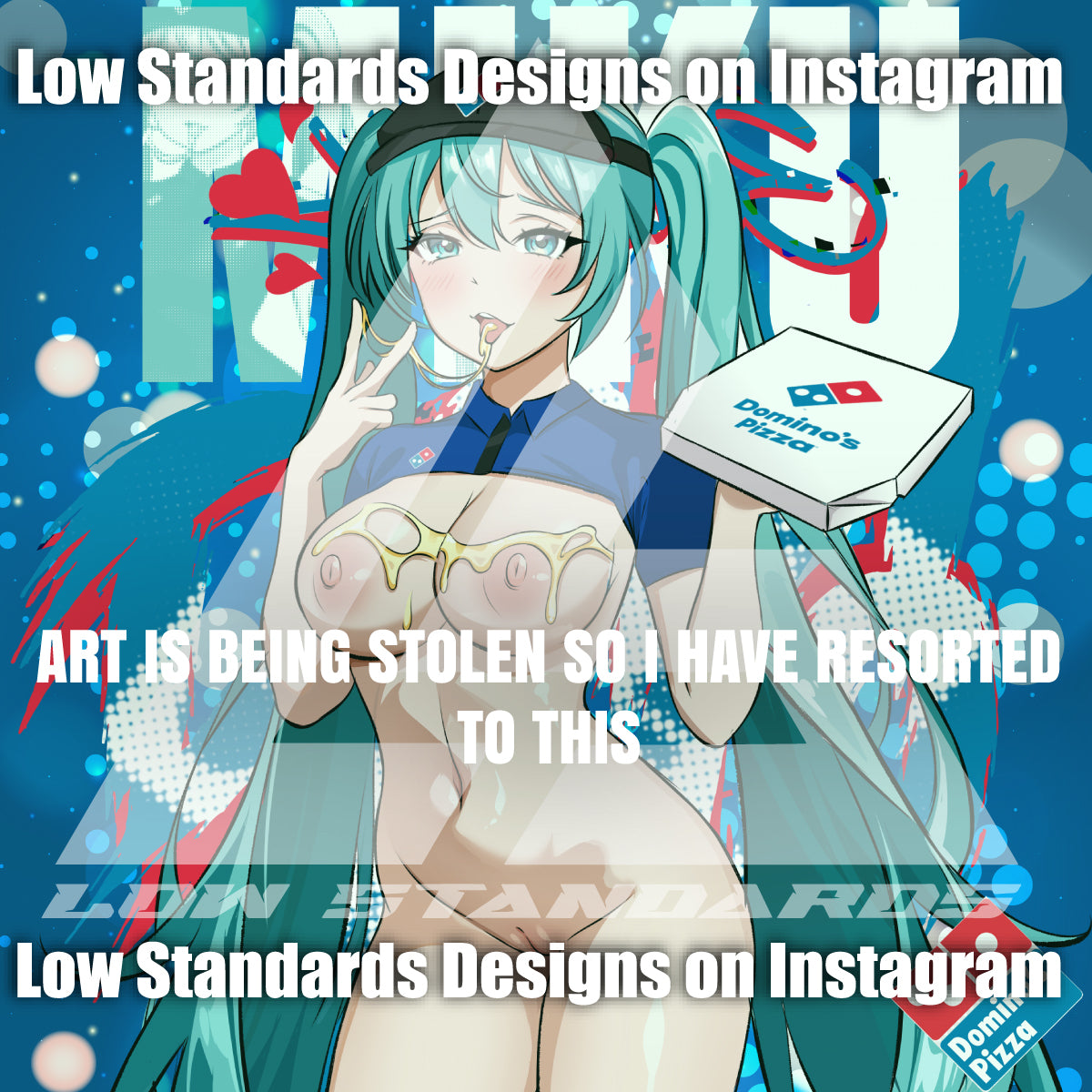 Dominos Pizza Girl Hatsune Miku #92
