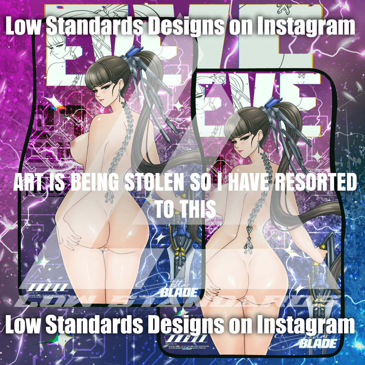 Stellar Blade Eve <3 Car Mats