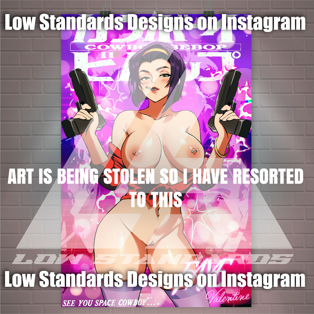 Seductive Faye Valentine <3 Poster / Wall Banner