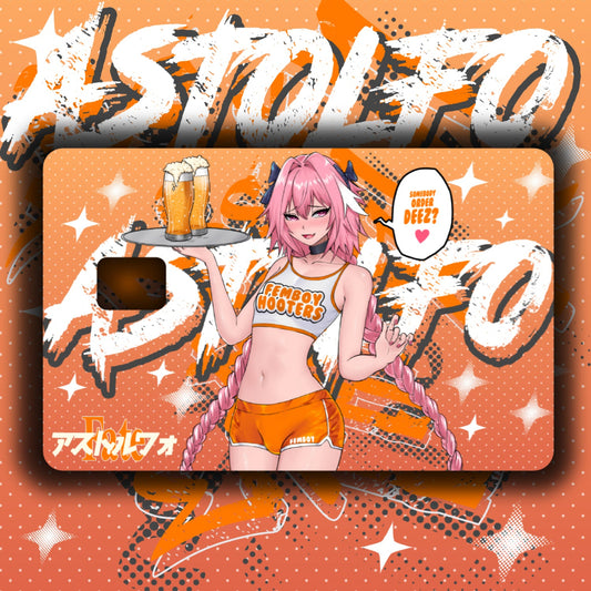 Femboy Hooters Astolfo Credit Card Skin