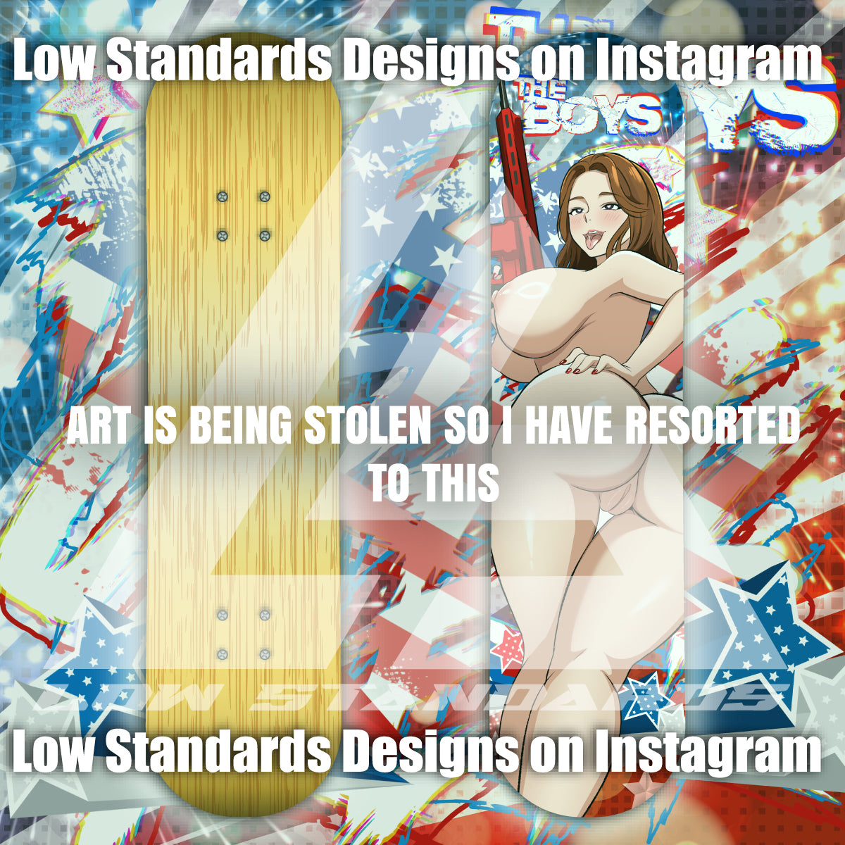 Seductive Firecracker Skate Deck