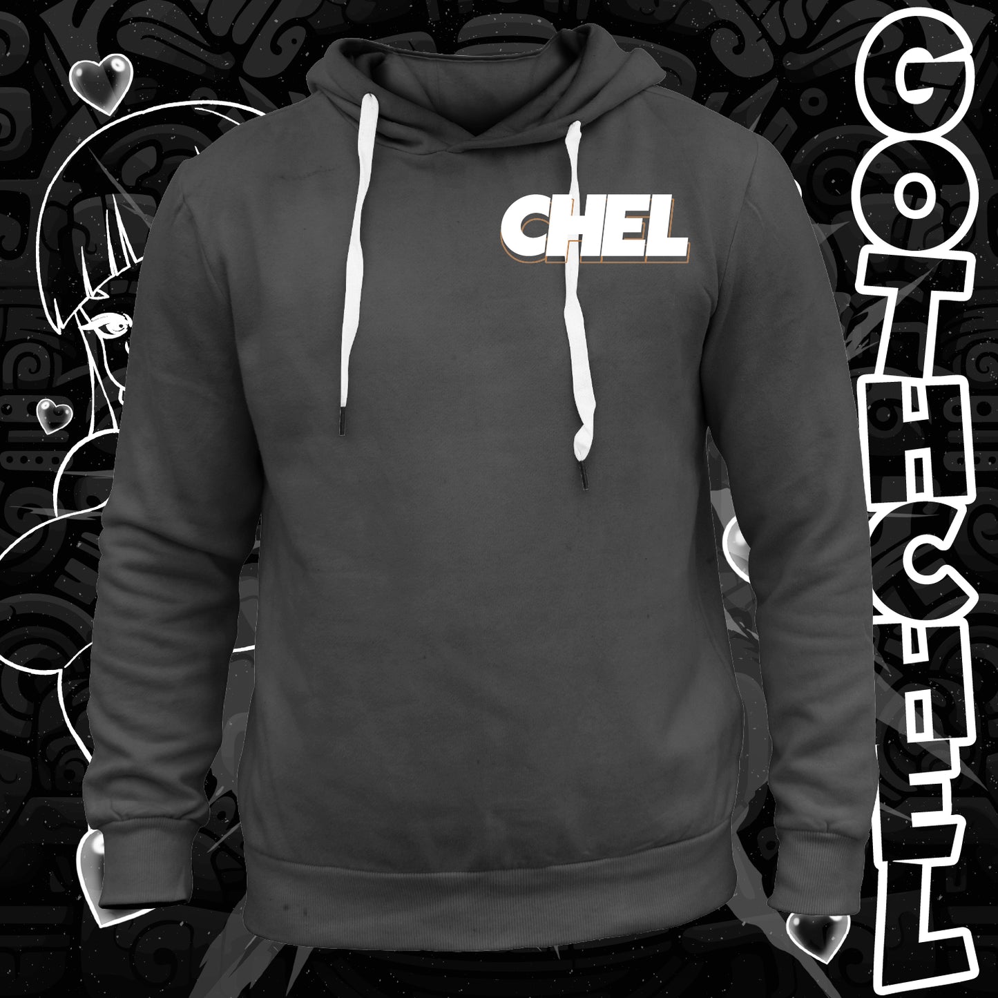 Goth Chel <3 Shirt & Hoodie
