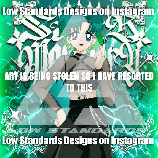 Goth Sailor Guardian Mercury <3