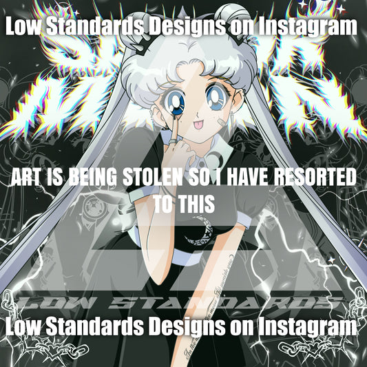 Goth Sailor Guardian Moon <3