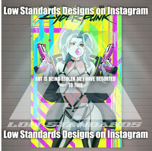 Cyberpunk Rebecca Poster / Wall Banner