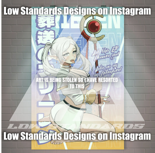 Sexy Mage Frieren Poster / Wall Banner