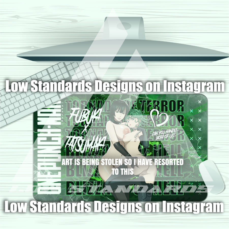 Seductive Fubuki and Tatsumaki <3 Mousepad