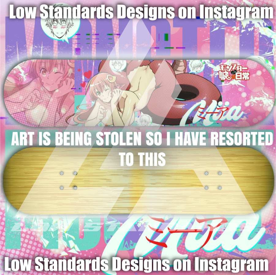 Monster Musume Seductive Miia <3 Skate Deck