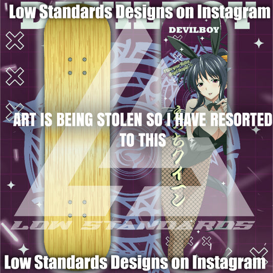 Devil Boy Akeno <3 Skate Deck