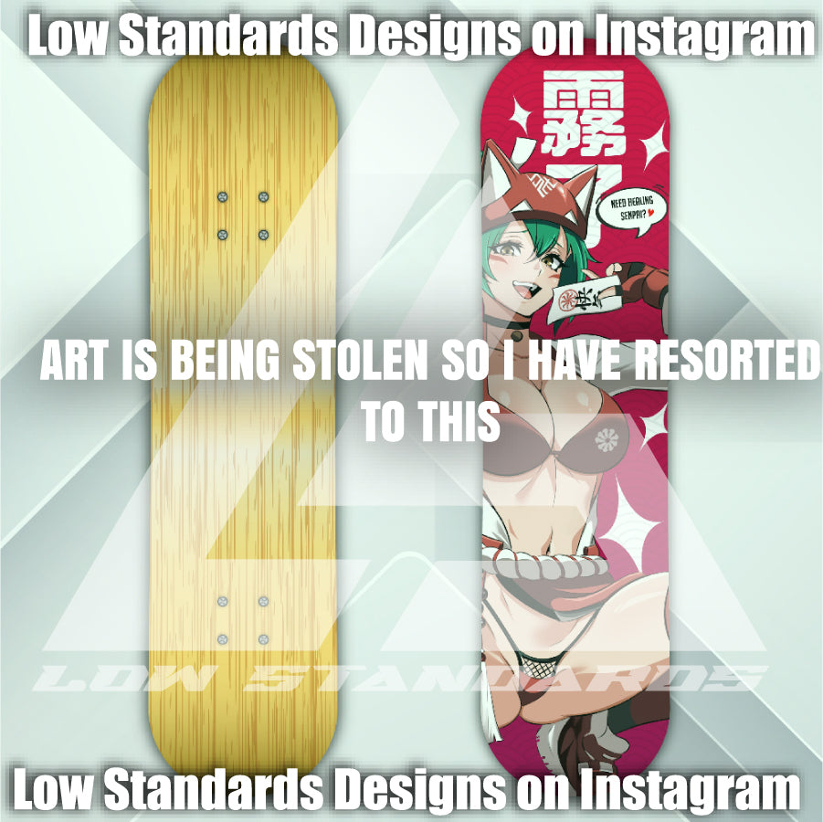 Overwatch Kiriko Skate Deck