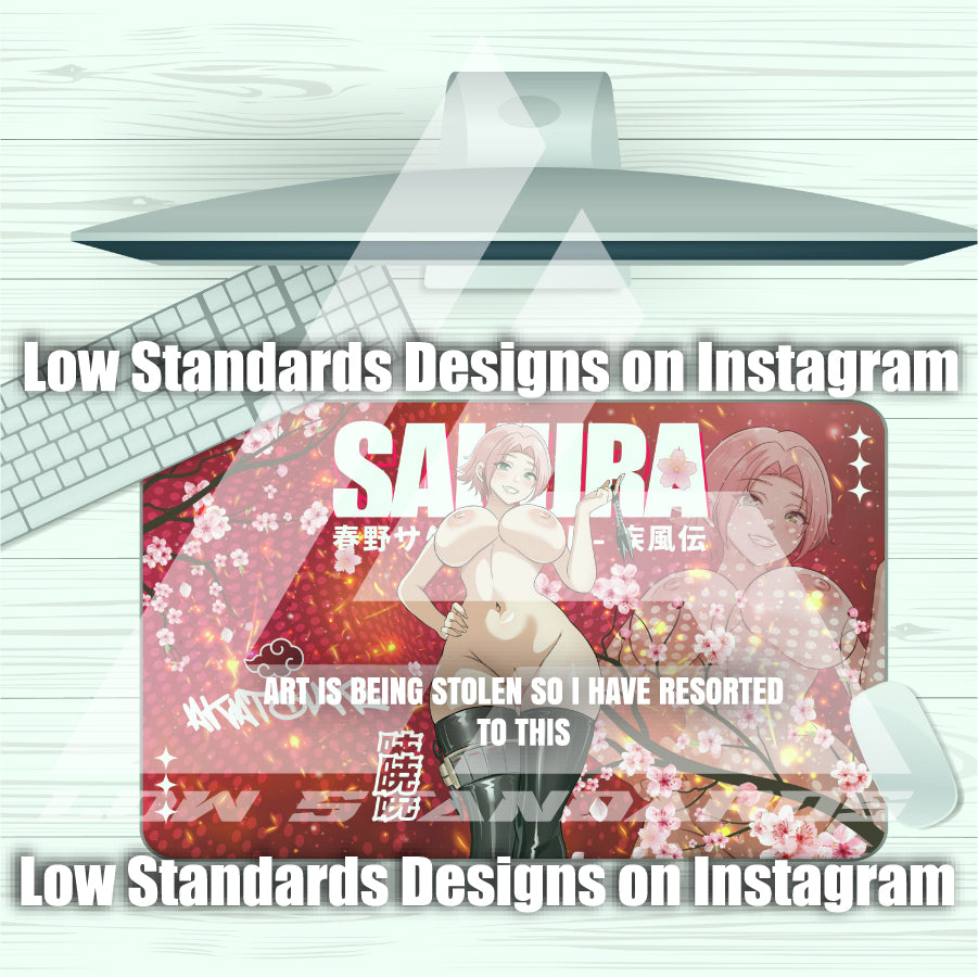 Seductive Sakura <3 Mousepad