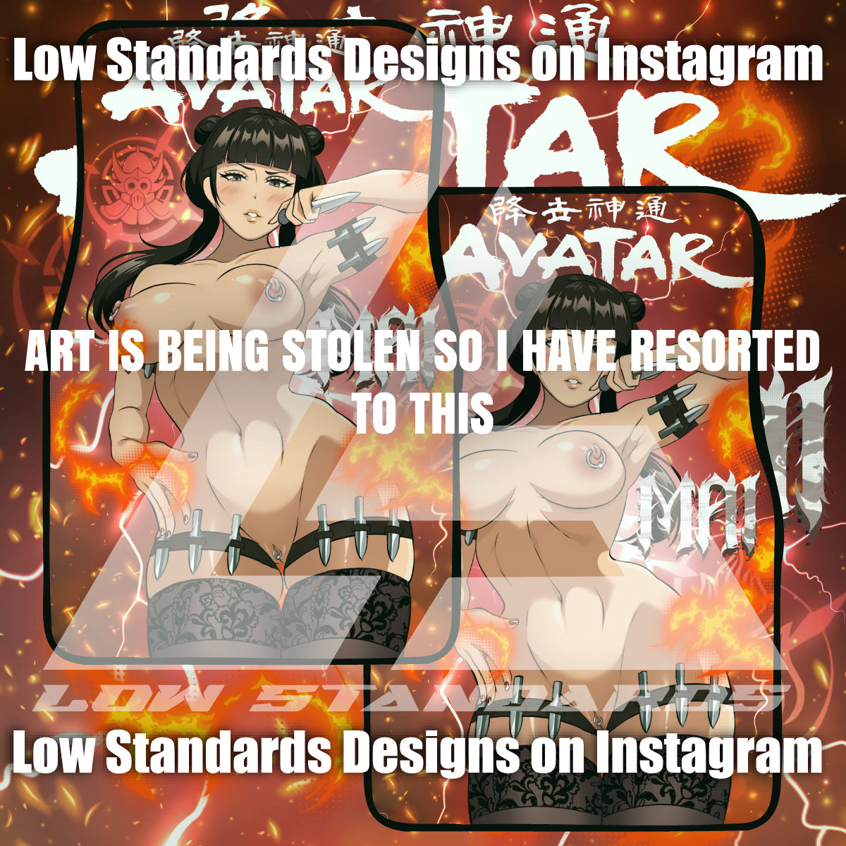 Seductive Fire Nation Mai <3 Car Mats