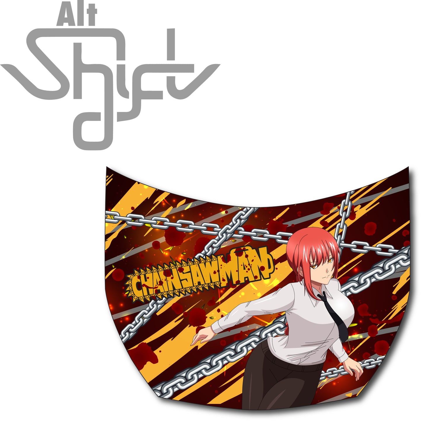 Chainsaw Man Makima Universal Itasha Sides Wrap Design Files