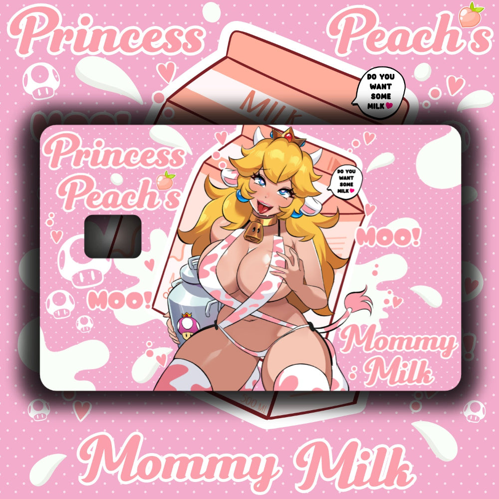 Mommy Milkers Princess Peach Credit Card Skin