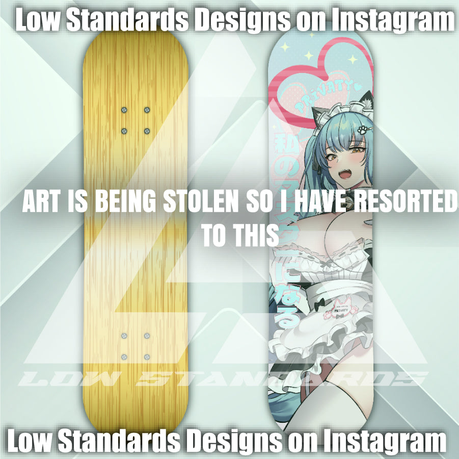 Nikke Sexy Maid Privaty Skate Deck