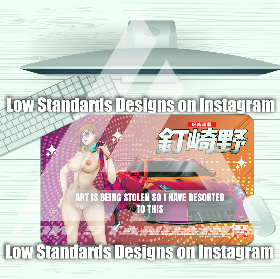 Jujutsu Kaisen Street Babe Nobara Mousepad