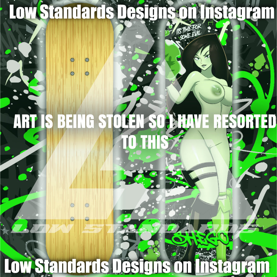 Seductive Shego <3 Skate Deck
