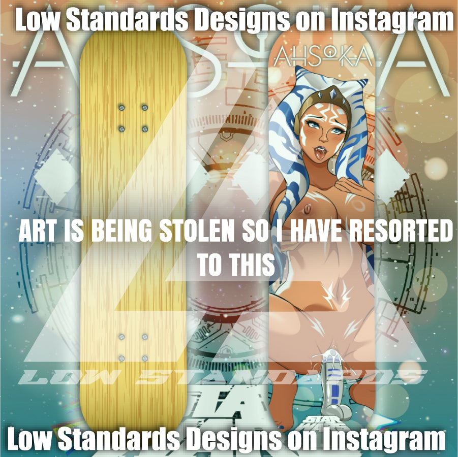 Ahegao Ahsoka Skate Deck