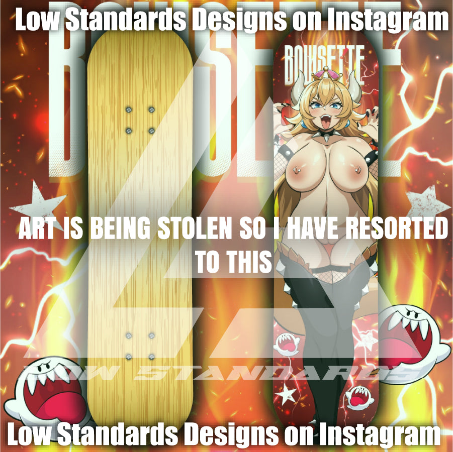 Seductive Bowsette Skate Deck