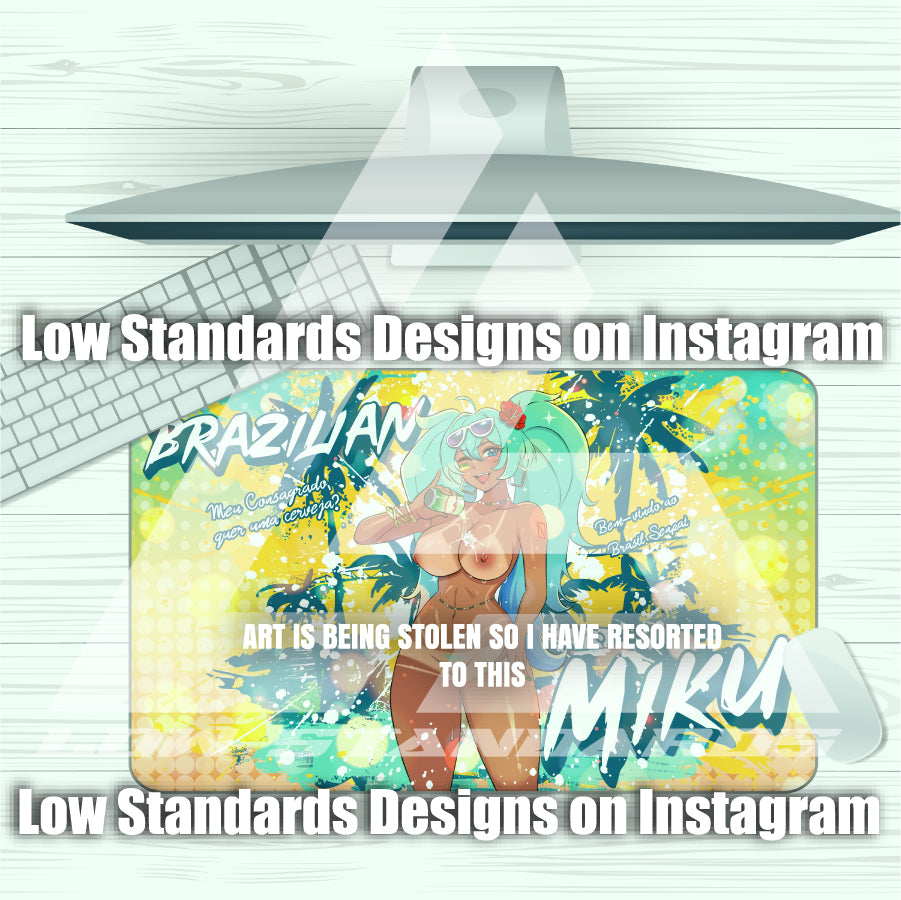 Brazilian Hatsune Miku <3 Mousepad