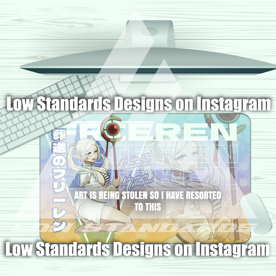 Sexy Mage Frieren Mousepad