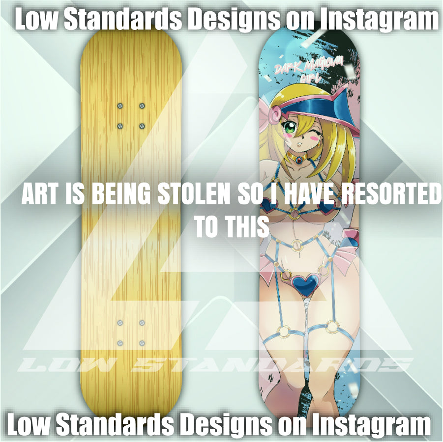 Seductive Dark Magician Girl Skate Deck