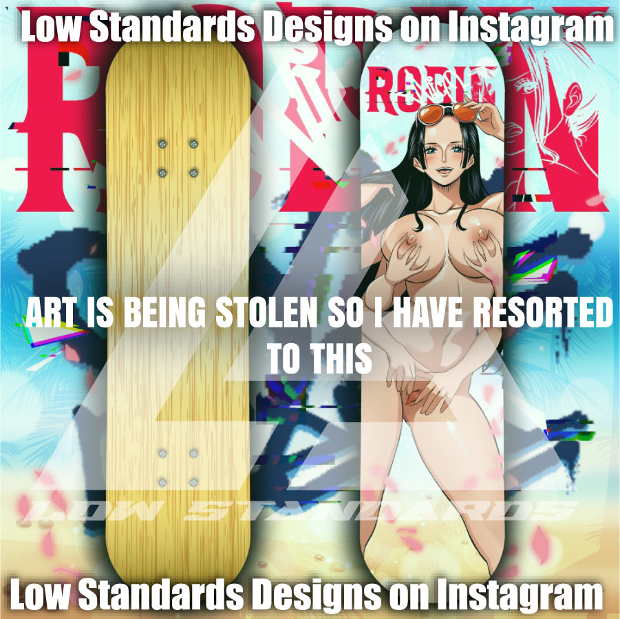 Beach Babe Nico Robin Skate Deck