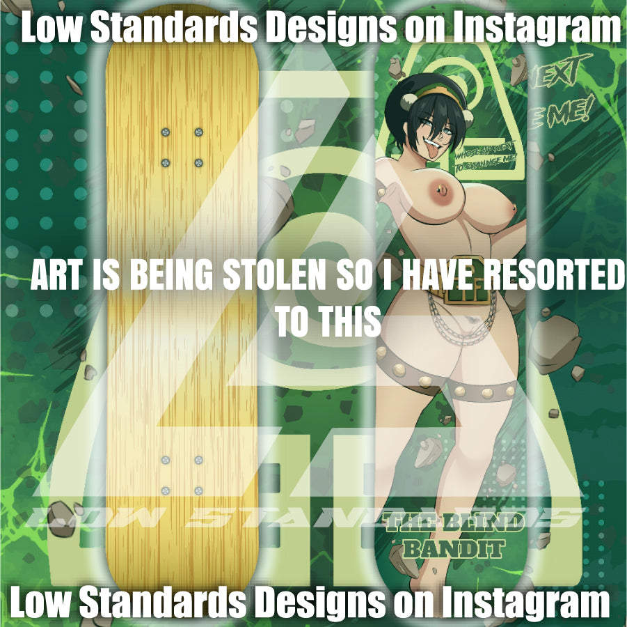 Toph The Blind Bandit Skate Deck