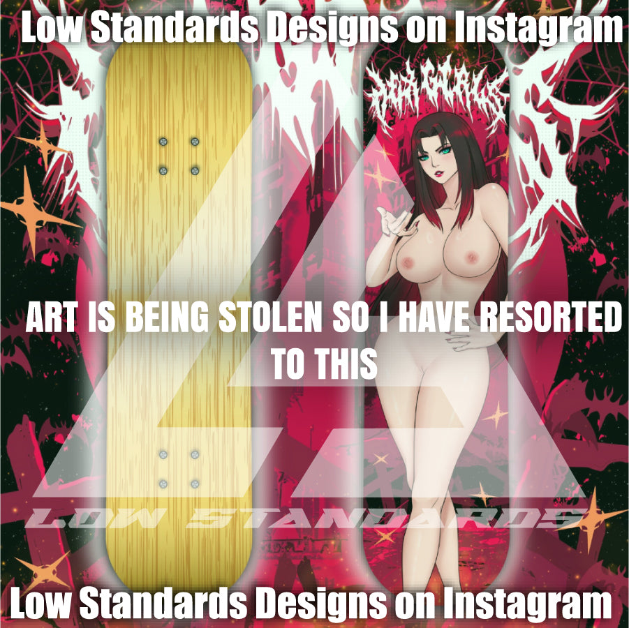 The Hex Girls Thorn <3 Skate Deck