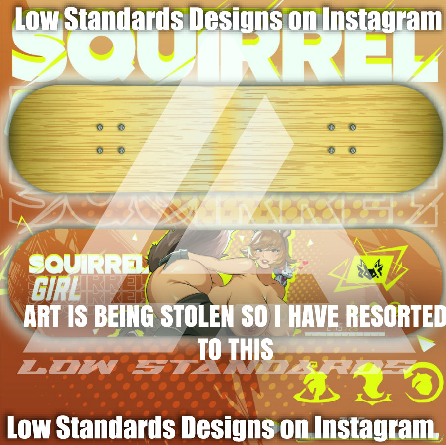 Marvel Rivals Squirrel Girl <3 Skate Deck