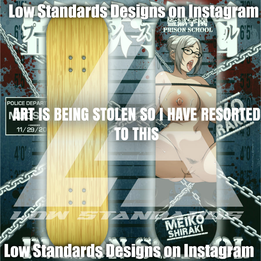 Seductive Meiko Shiraki Skate Deck