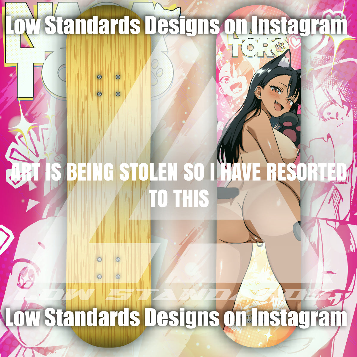 Cheerleader Nagatoro <3 Skate Deck